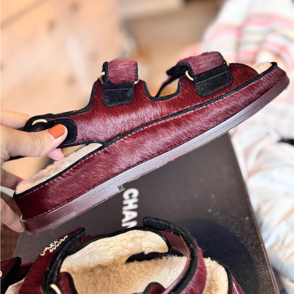 CHANEL Dad Ponyhair Sandals, Size 36 - Picture 9 of 15